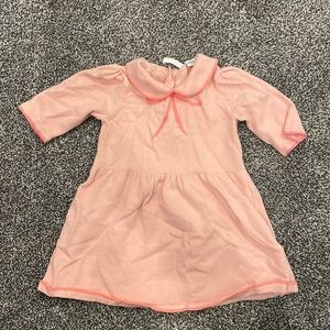 Pink bow Janie and Jack sweater dress